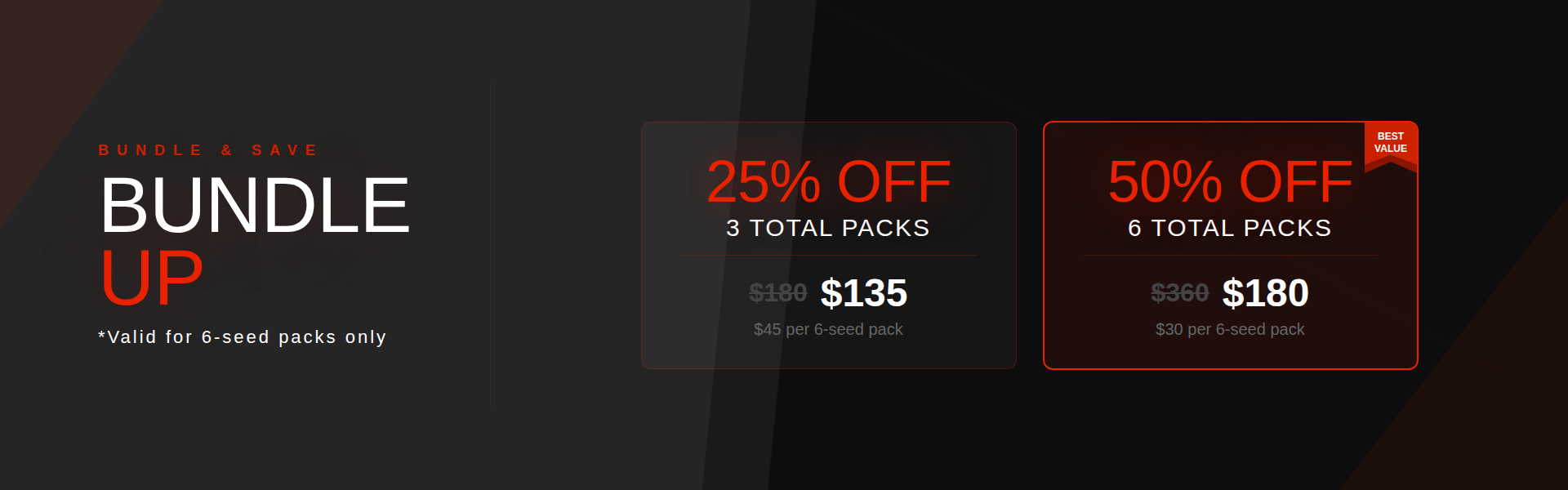 Bundle Up Seed Sale
